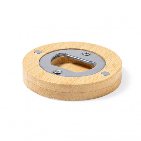 Apribottiglie magnetico in bambù Un dettaglio pratico ed elegante