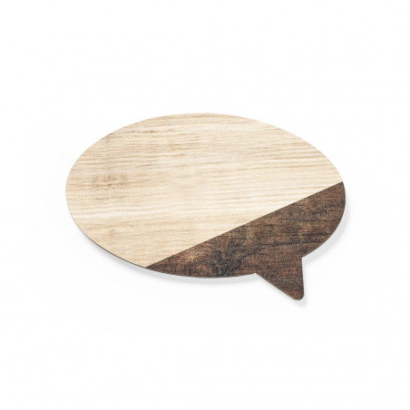 Magnete di legno a forma di panino