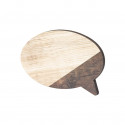 Magnete di legno a forma di panino