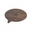 Magnete di legno a forma di panino
