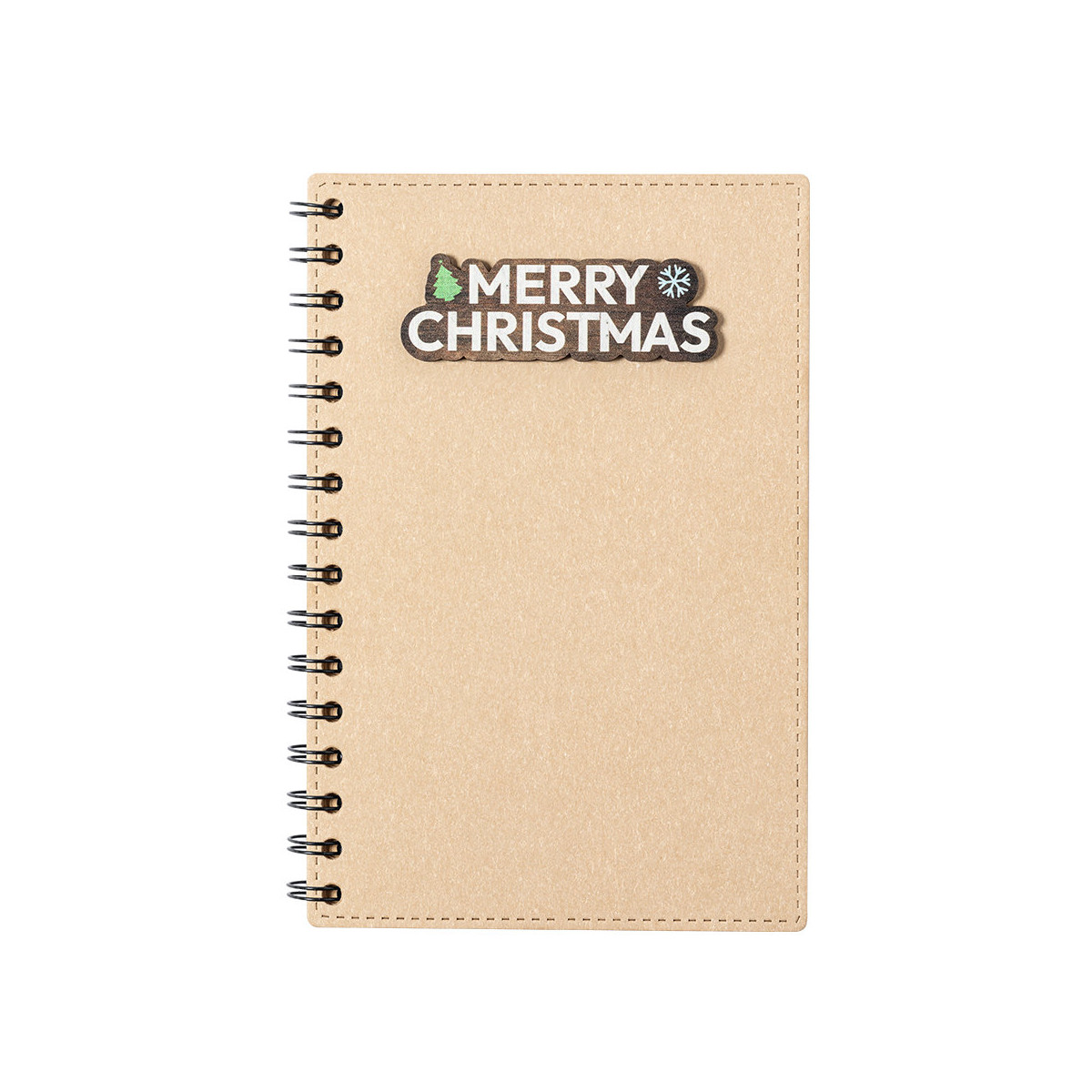 Quaderno decorato di Natale con spirale e copertina rigida