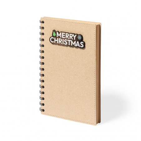 Quaderno decorato di Natale con spirale e copertina rigida