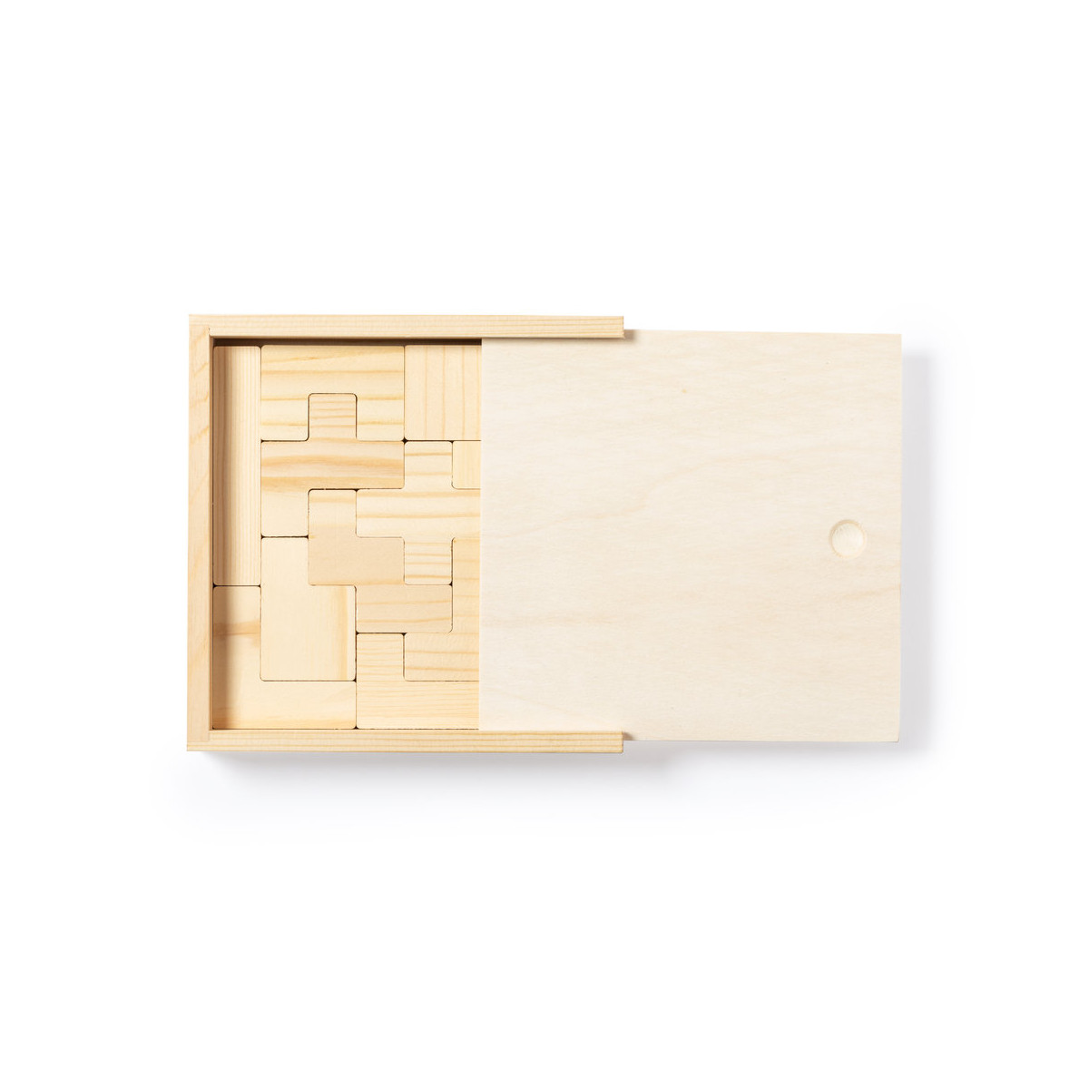 Puzzle tetris legno presentato in scatola