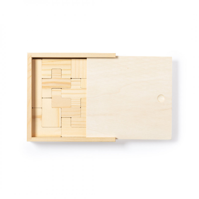 Puzzle tetris legno presentato in scatola