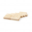 Puzzle tetris legno presentato in scatola