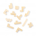 Puzzle tetris legno presentato in scatola