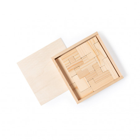 Puzzle tetris legno presentato in scatola
