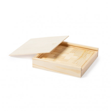 Puzzle tetris legno presentato in scatola