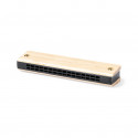 Armónica in Legno Naturale Un Dettaglio Musicale ed Elegante