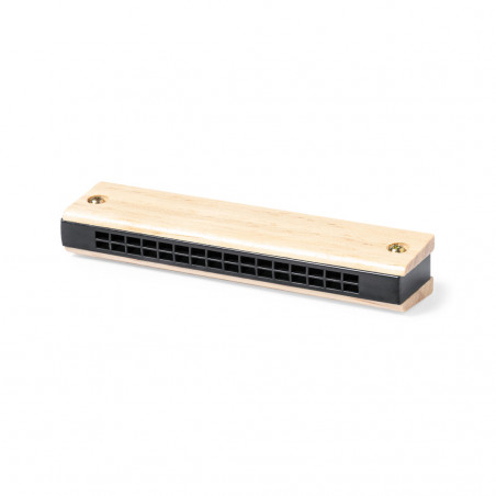 Armónica in Legno Naturale Un Dettaglio Musicale ed Elegante