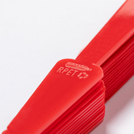 Ventaglio di materiali riciclati disponibile in vari colori per il calore