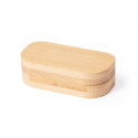 Portapillole in legno di bambù con scomparti