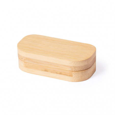 Portapillole in legno di bambù con scomparti