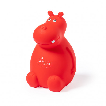 Hucha a forma di ippopotamo di vari colori per bambini e bambine