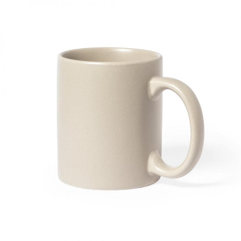 Tazza mug in ceramica colore naturale da regalare