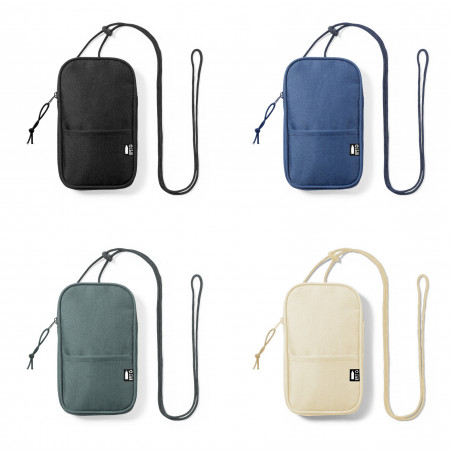 Borsa porta cellulare in poliestere nei colori a scelta