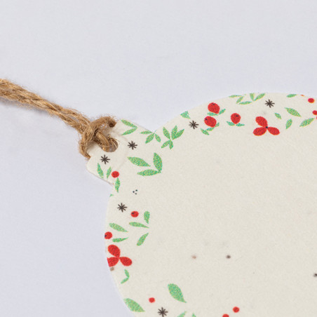 Decorazioni natalizie con semi di petunia