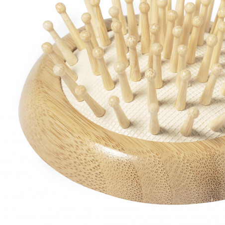 Spazzola con specchio tascabile con chiusura magnetica