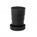Tazza riutilizzabile pieghevole realizzata in pp riciclato