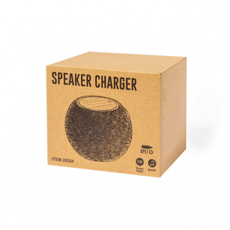Altoparlante con Caricabatterie Wireless e Luce LED InnovaGoods