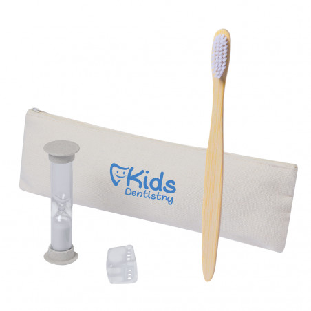 Spazzolino da denti e clessidra eco completa per bambini