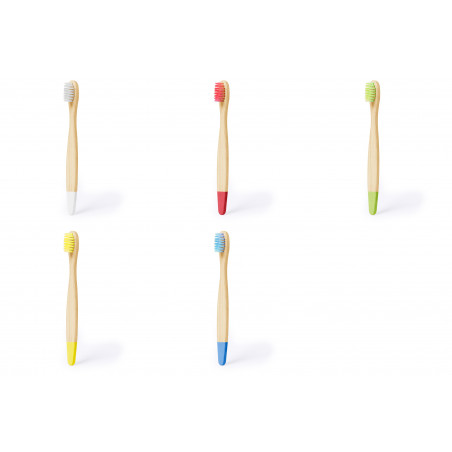 Spazzolino da denti in bambù per bambini vari colori