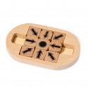 Gioco di abilità in legno con dadi freccia