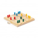 Parchisi in legno con sacchetto di cotone