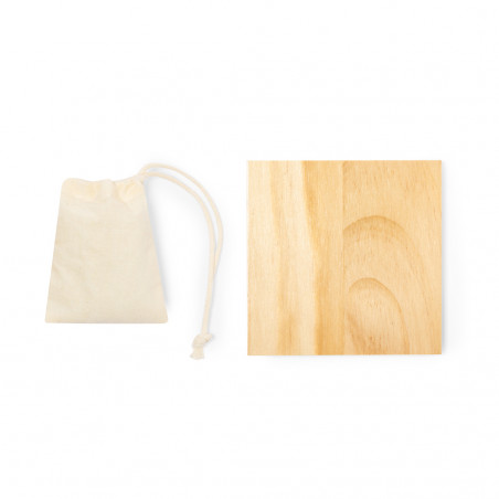 Parchisi in legno con sacchetto di cotone