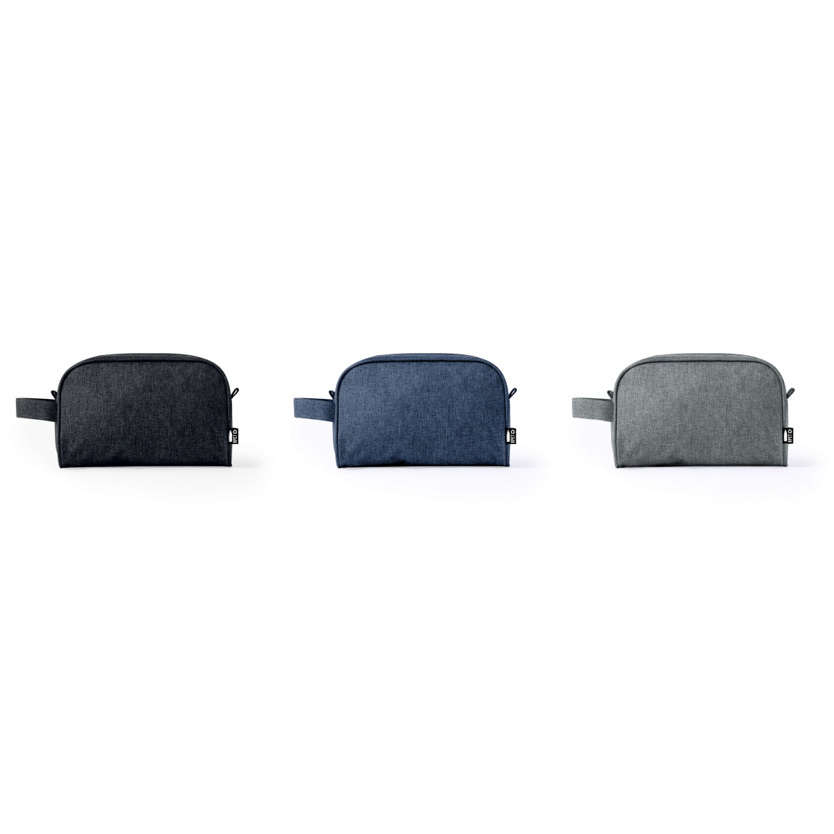 Necessaire con manico e zip in colori neutri a scelta