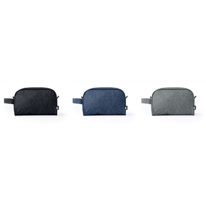 Necessaire con manico e zip in colori neutri a scelta