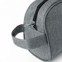Necessaire con manico e zip in colori neutri a scelta