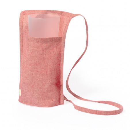Borsa portatodo in cotone con manico