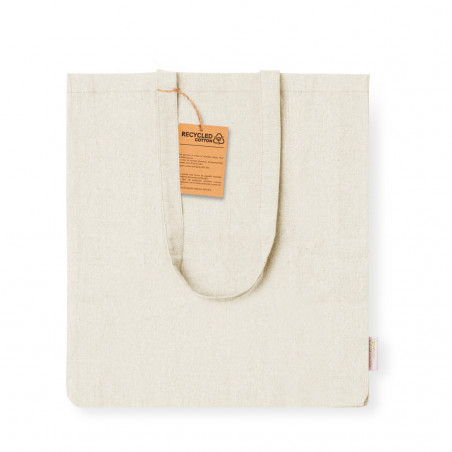 Borsa in cotone con manici di colori naturali diversi