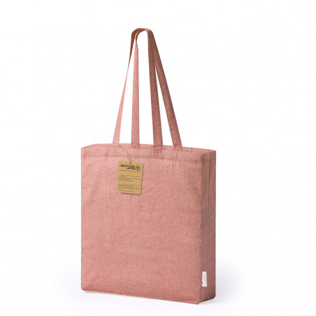 Borsa in cotone con manici di colori naturali diversi