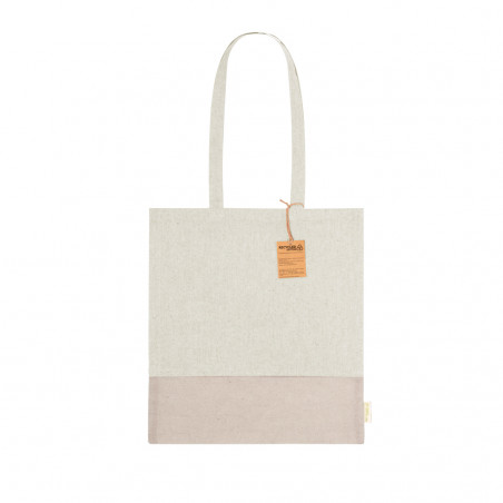 Borsa realizzata in cotone di colori naturali