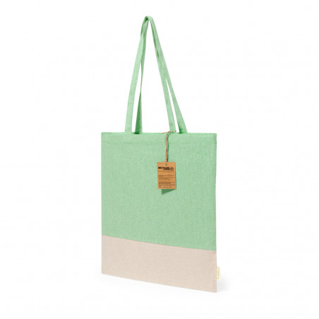 Borsa realizzata in cotone di colori naturali