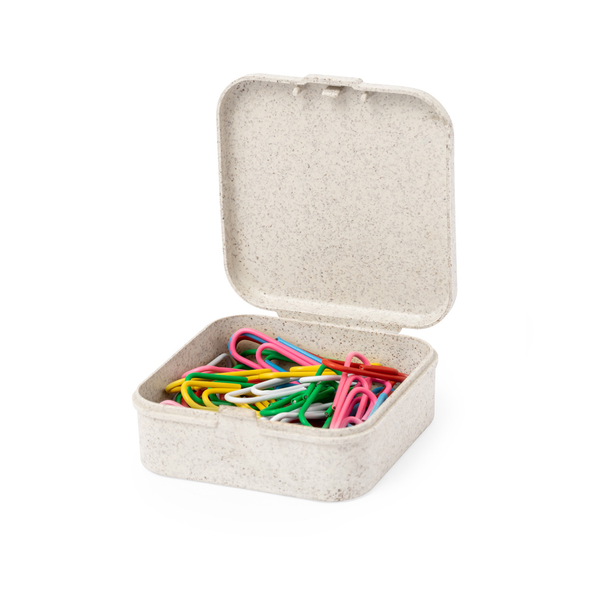 Custodia porta clip in materiale riciclato da regalare