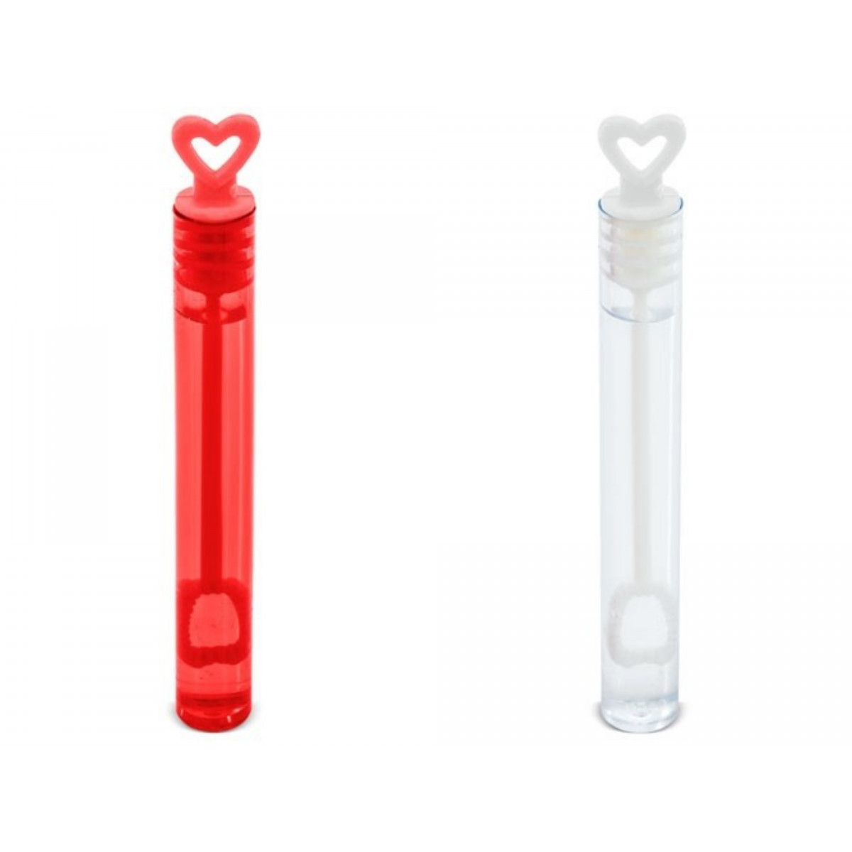 Pacchetto da 48 mini bolle di sapone con supporto a forma di cuore