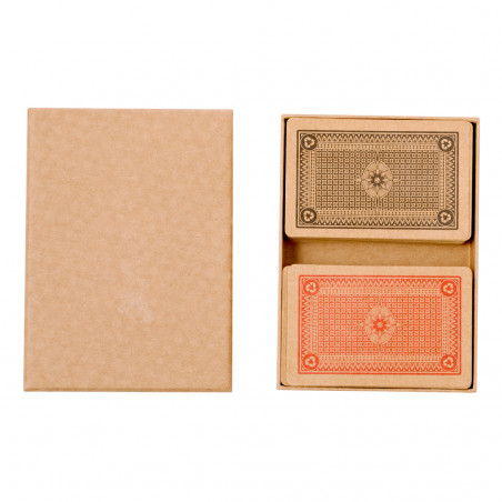 Set di mazzi di carte spagnole e francesi in scatola da regalare