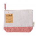 Necessaire in cotone riciclato con base di colori a scelta per fare regali