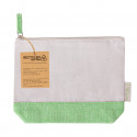 Necessaire in cotone riciclato con base di colori a scelta per fare regali