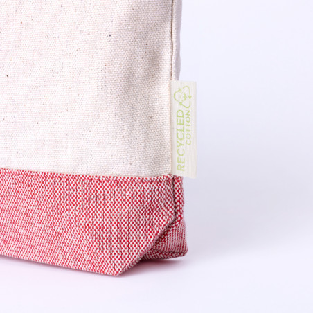 Necessaire in cotone riciclato con base di colori a scelta per fare regali