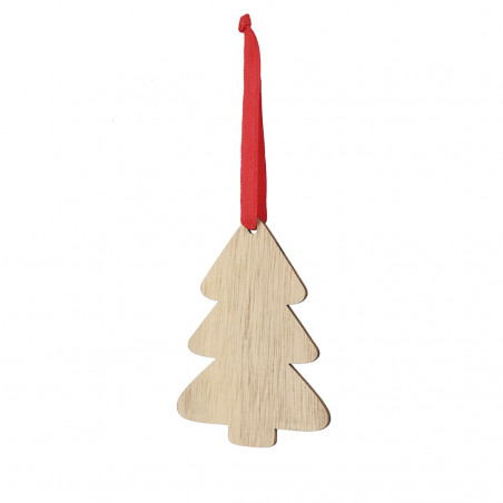 Decorazione in legno a forma di albero di Natale