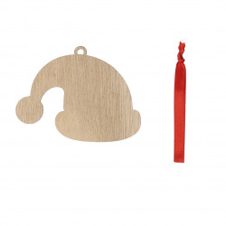 Albero di Natale Ciondolo in Legno Decorazione, 40 Pcs Pendenti in Legno Decorazioni Pendenti Natalizi Decorazioni Albero di Natale Ciondolo in per Appese Decorazioni Natalizie Artigianato