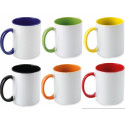Tazza con interno colorato per sublimazione