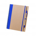 Quaderno ecologico con penna Design bicolore e anelli