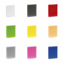 Portacarte in PVC in colori assortiti con 6 scomparti
