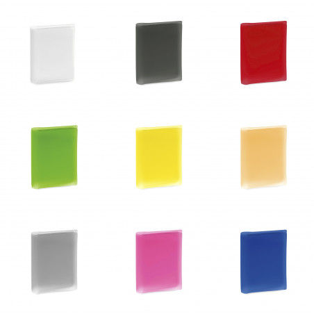 Portacarte in PVC in colori assortiti con 6 scomparti