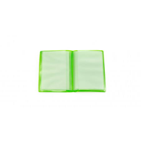 Portacarte in PVC in colori assortiti con 6 scomparti